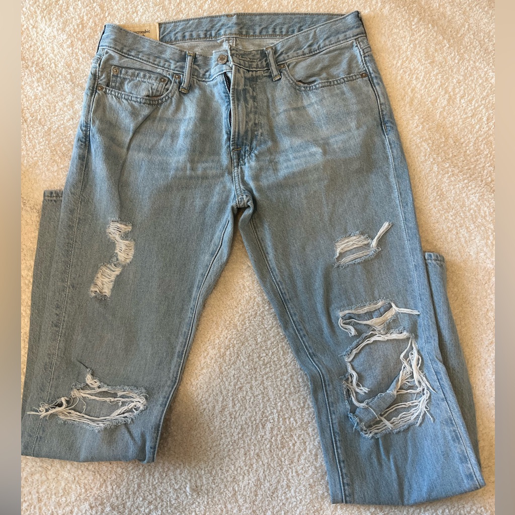 Men’s Abercrombie Skinny, Jean Distressed